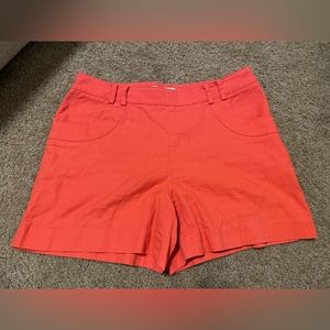 Anthropologie Red Shorts - Size 4